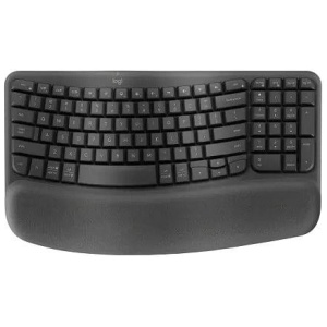 Logitech Wave Keys Wireless Ergonomic Keyboard - Graphite