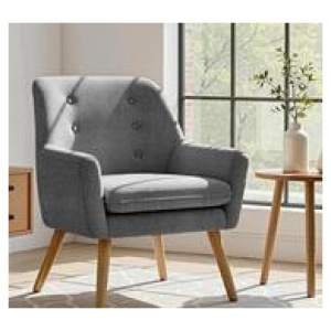 Lucien Armchair Grey 1 Seater