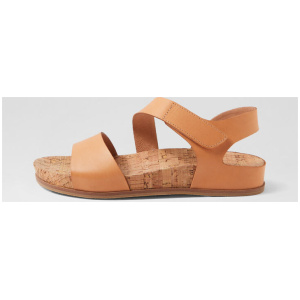 Lyony Tan Leather Sandals