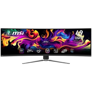 MSI MPG 491CQP QD-OLED 49" UHD 0.03ms 144Hz Curved Height Adjustable Monitor