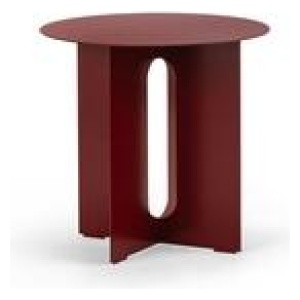 Marsy Round Side Table Red