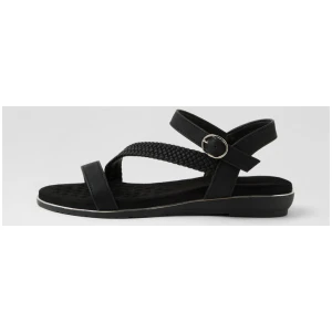 Merleo Black Sandals