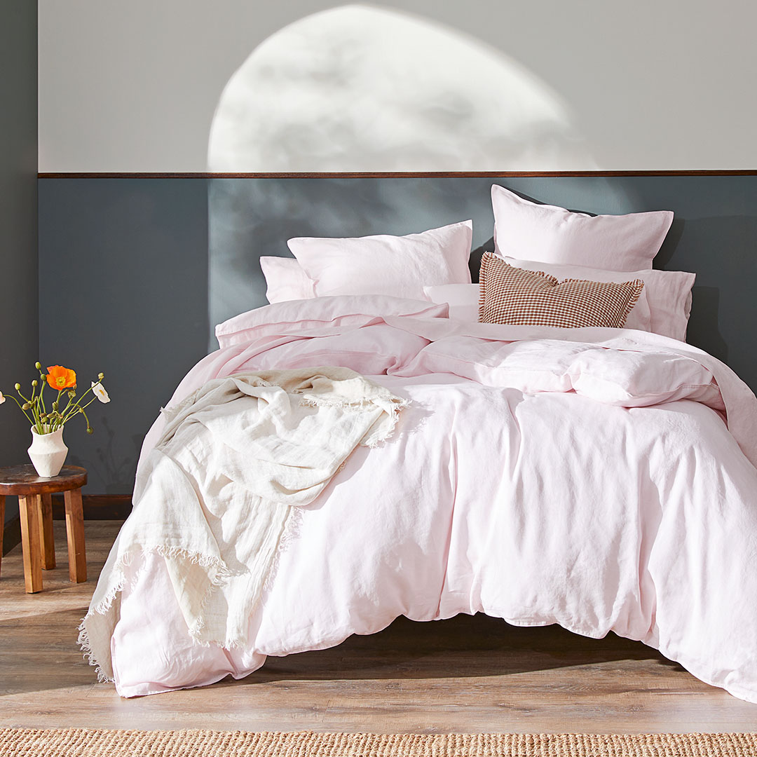 Milano Linen Quilt Cover King