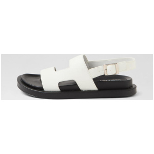 Moai White Pu Sandals