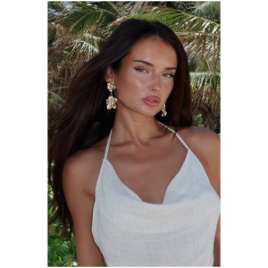 Moana Statement Earrings Gold