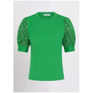 Molly Sequin Sleeve Tee