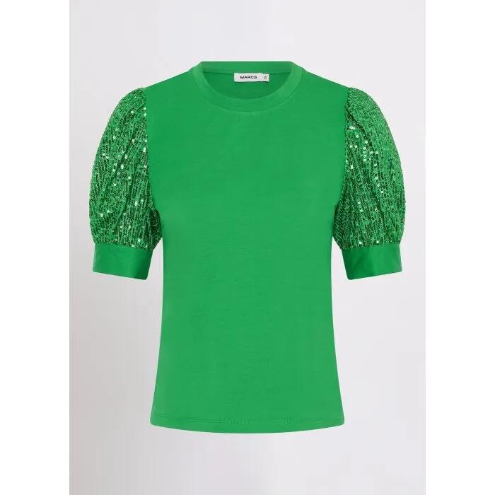 Molly Sequin Sleeve Tee