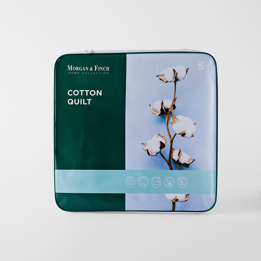 Morgan & Finch All Cotton Queen Bed Quilt