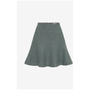 Neptune Felted Wool Mini Skirt