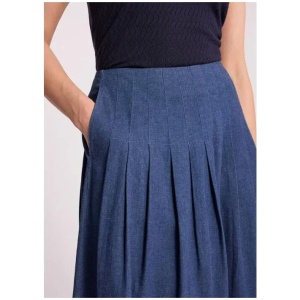 Noa Chambray Midi Skirt
