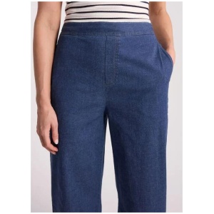 Noa Chambray Wide Leg Pant