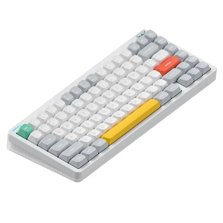 NuPhy Halo75 V2 Wireless QMK/VIA Mechanical Ionic White Keyboard - Mint Switch