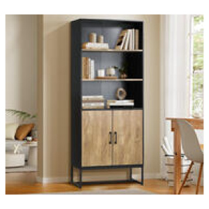 Oakes 5 Shelf Bookshelf Neutral