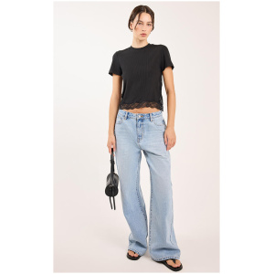 Ode Maryk Lace Tee Onyx