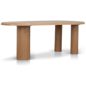 Olanta 2.1m Oval Dining Table - Natural by Interior Secrets - AfterPay Available