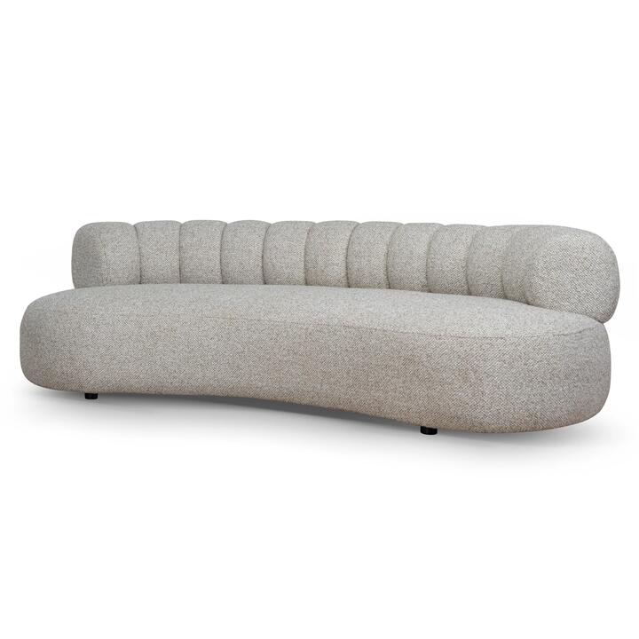 Opaline 3 Seater Sofa - Turtledove Grey by Interior Secrets - AfterPay Available