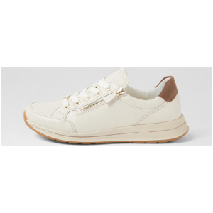 Osaka 01 Crème Sesame Leather Suede Sneakers