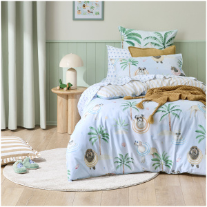 Paw Party Single Quilt Cover