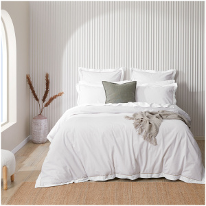 Portofino Contemporary Stripe Cotton King Quilt Cover