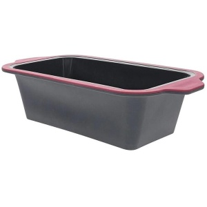 Professional Bake Non-Stick Silicone Loaf Pan Size 25X11.5X6.5cm by Soffritto