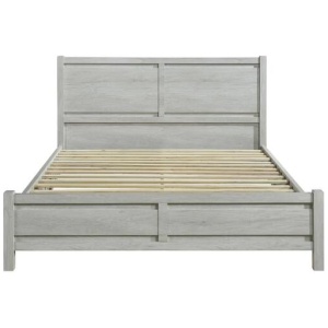 Queen Size Bed Frame Natural Wood like MDF in Oak Colour