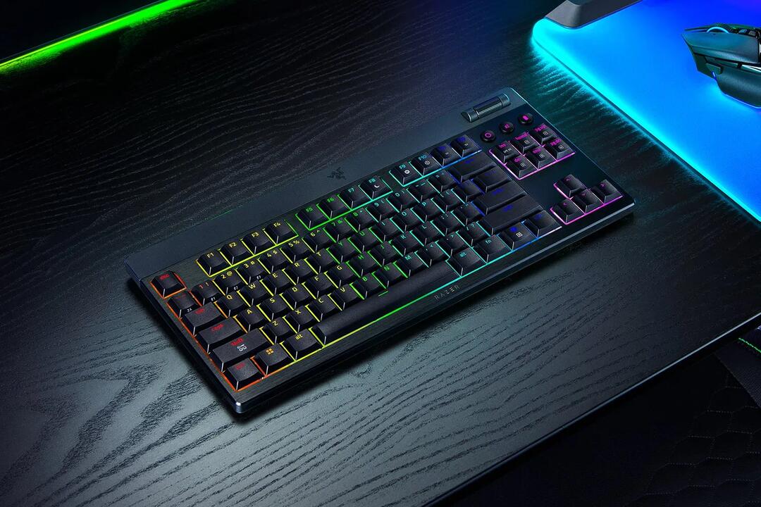 Razer BlackWidow V4 Tenkeyless Mechanical Keyboard - Green
