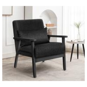Rolyo Armchair Black 1 Seater