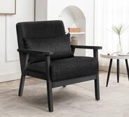 Rolyo Armchair Black 1 Seater