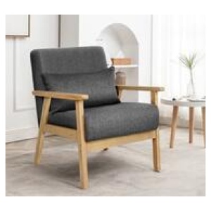 Rolyo Armchair Grey 1 Seater