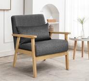 Rolyo Armchair Grey 1 Seater
