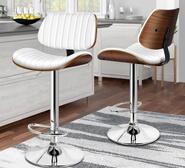 Rune Bar Stools White 1 Seater