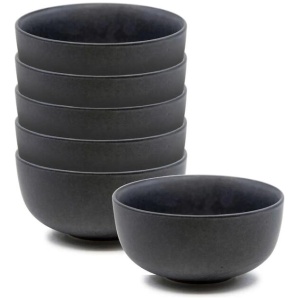 Salt & Pepper Hue Breakfast Bowls 14 x 7cm - Set of 6