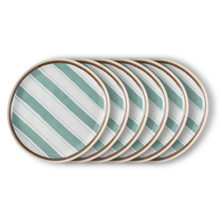 Salt & Pepper Riviera Side Plate 22cm - Set of 6