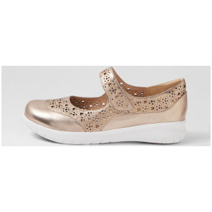 Sanelle Xf Champagne Leather Sneakers
