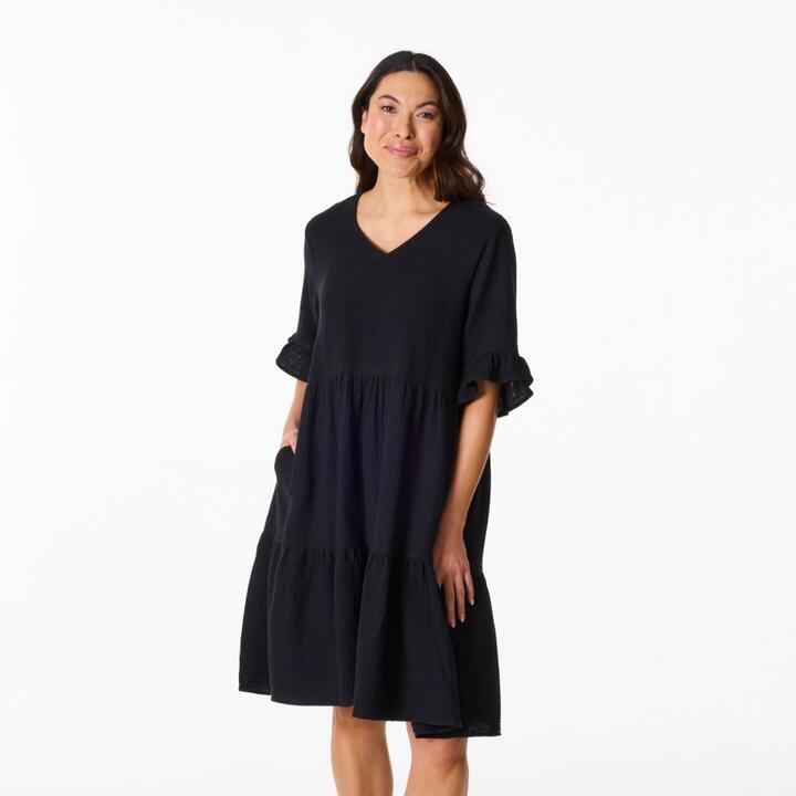 Sash & Rose Swim Women's Tiered Beach Dress