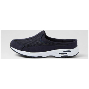 Savoca Navy White Fabric Sneakers