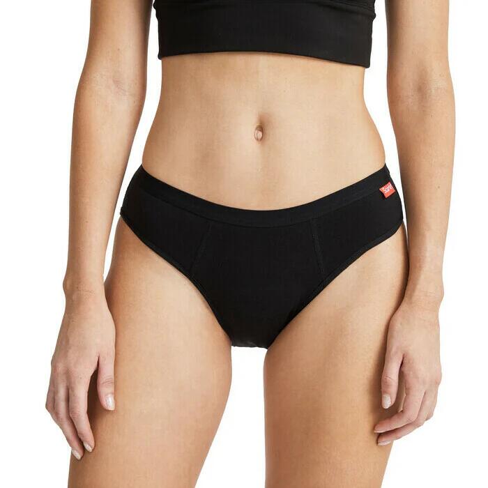 Scarlet Period-Proof Everday Brief Light to Moderate Black