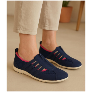 Scottie Navy Fuchsia Mesh Sneakers