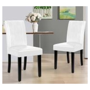 Set Of 2 Georgy Pu Dining Chair White