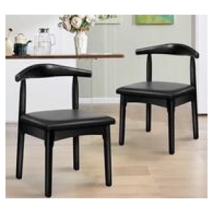 Set Of 2 Imri Dining Chair Black