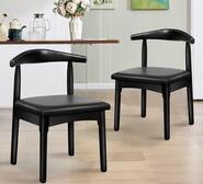 Set Of 2 Imri Dining Chair Black
