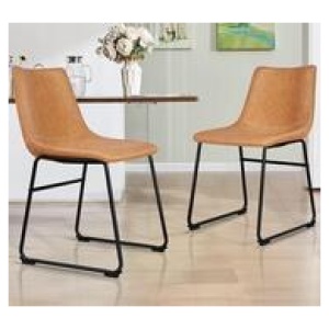 Set Of 2 Jaspearl Dining Chair Brown