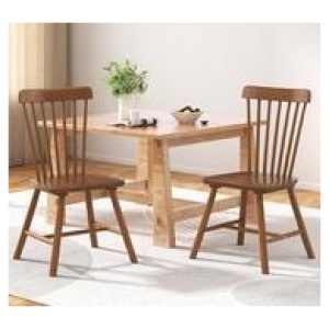 Set Of 2 Maryloi Dining Chair Brown