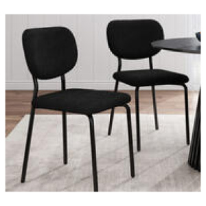 Set Of 2 Zano Dining Chairs Grey