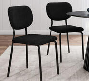 Set Of 2 Zano Dining Chairs Grey