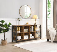 Seyfreid 8 Shelf Bookshelf Brown