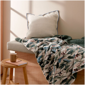 Sherpa Prints Flowering Gum Sherpa Throw
