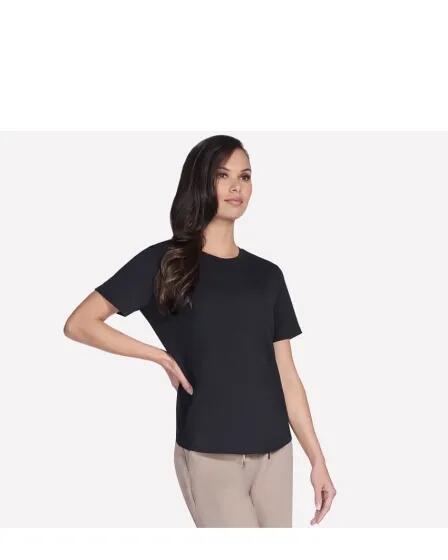 Skechers Skechers GO Walk Luxe Rib Tee Black