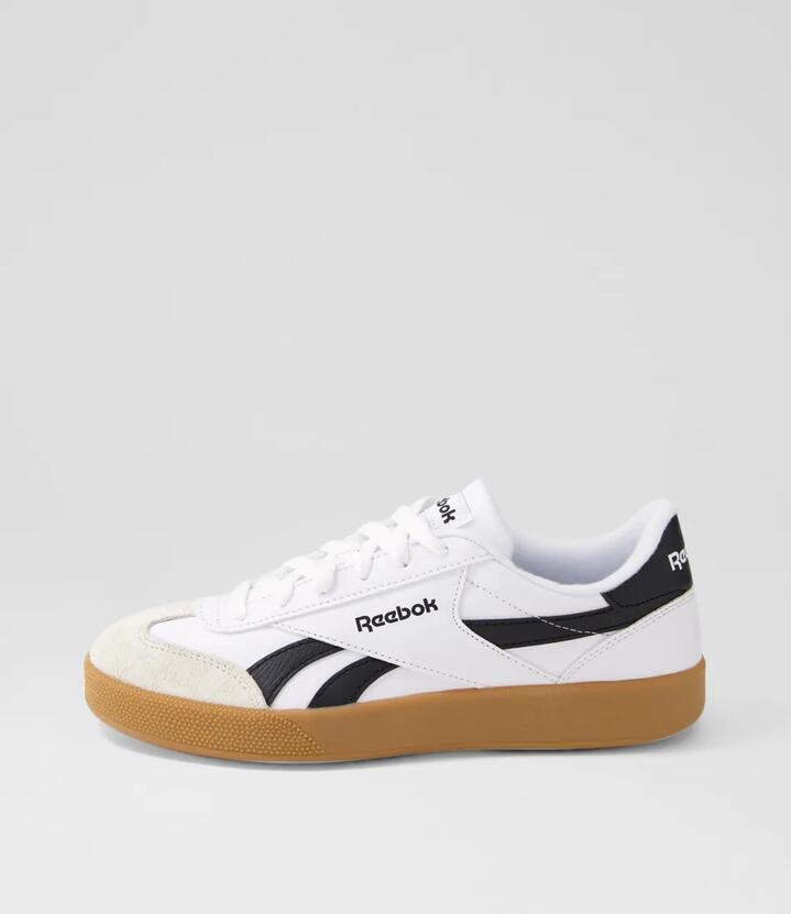 Smash Edge Suede W White Black Gum Suede Sneakers