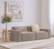 Softy 2 Seater Modular Sofa Coffee